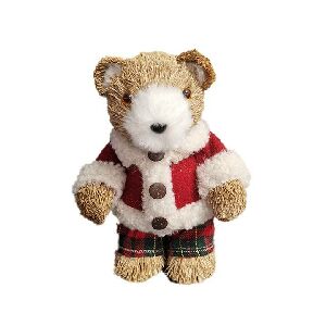 URSO EM PE NATURAL - 18CM