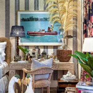 APARADOR JUTA NATURAL COM TACHAS - ENTREPOSTO