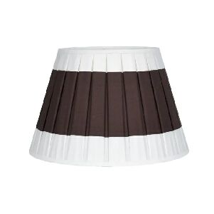 CUPULA CONICA PLISSADA TABACO GG BASE �57CM E TOPO �44,5CM