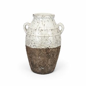 URNA CERAMICA BICOLOR EGEO 47X43CM