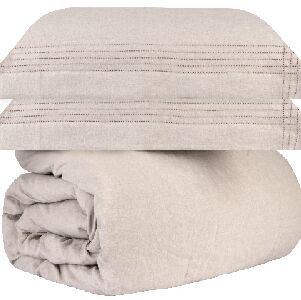 KIT DUVET QUEEN LINEN LIEGE NATURAL 300F 2,60MX2,60M