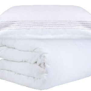 KIT DUVET KING LINEN LIEGE BRANCO 2,80MX2,50M