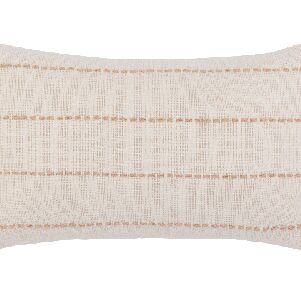 CAPA DE ALMOFADA BORDADA KANTHA C/TASSEL 200F 35CM X 60CM