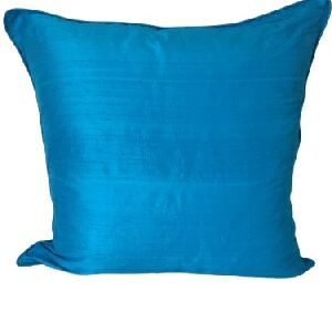 ALMOFADA DE SEDA XANTUNG TURQUESA 50x50cm