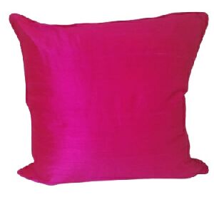 CAPA DE ALMOFADA SEDA XANTUNG ROSA 50X50CM