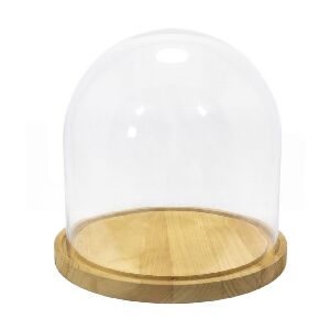 CAIXA DE VIDRO E MADEIRA