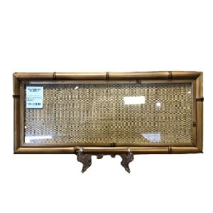 BANDEJA RETA BAMBU C BURITI SEM ALCA G 18X42X5CM