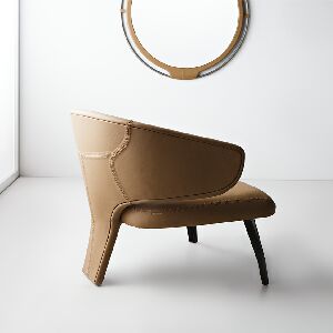 POLTRONA C/BRC TRIAL PR FSC CR NAT CARAM LISO