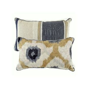 ALMOFADA 50X30 IKAT DENIM