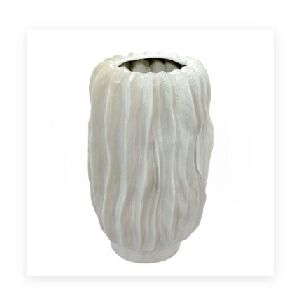 57059 - VASO DECOR EM CERAMICA BRANCO