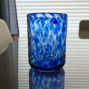 CJ. 6 COPOS TARTARUGA EM AZUL