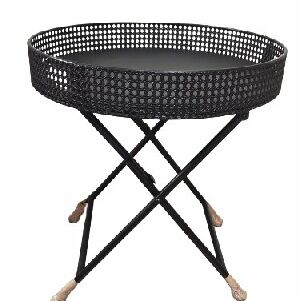 MESA REDONDA *FAUX PALHINHA* P