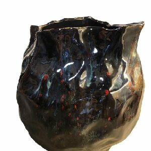 VASO BAIXO ABAOLADO MARMORIZADO