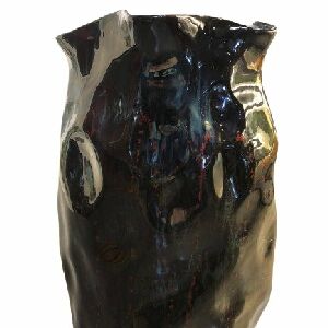 VASO ALTO ESTREITO MARMORIZADO 25X24,5X44,5