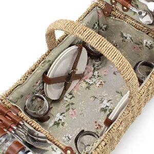 KIT PIQUENIQUE BAMBU 38X40X30CM C/25 PC 1027284