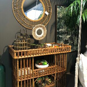 APARADOR FECHADO APUI NATURAL 93X110X60CM