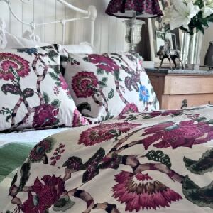 KIT DUVET FLORAL DALIA SOLTEIRO