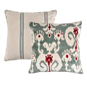 ALMOFADA REVENDA 60X60 IKAT AGAPANTO