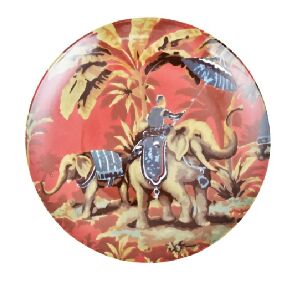 PRATO DE JANTAR ELEFANTE RED 27CM