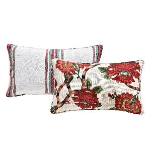 ALMOFADA REVENDA 50X30 FLORAL DALIA