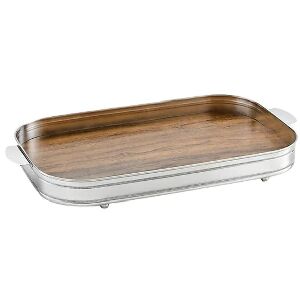 BANDEJA OBLONGA C/ GAL C/ FDO MAD 48X30X6CM (INOX)