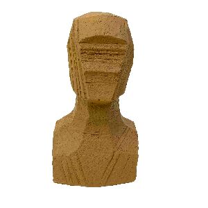 21549 ESCULTURA RESINA BUSTO PEDRA 12,5X11,7X23,2CM