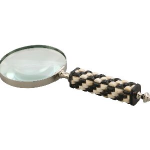 22355 LUPA DECOR CABO PEDA&Ccedil;OS RESINA 24X10X3CM