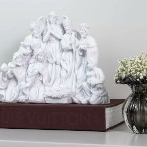 PRES&Eacute;PIO EM P&Oacute; DE M&Aacute;RMORE 24CM