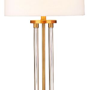 73.644 ABAJUR DE METAL COM C&Uacute;PULA EM TECIDO 82X40X40CM