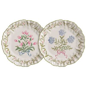 CJ 6 PRATOS RASOS DOLCE FIORE 27,5CM