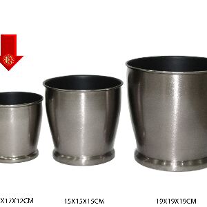 23014 CASTI&Ccedil;AL METAL REDONDO DETALHE BORDA 12X12cm