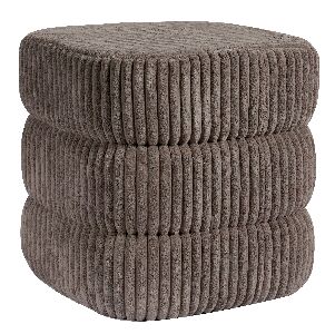 23245 BANCO QUAD. MDF ESTOFADO/VELUDO 45X45CM