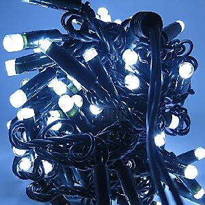 CORDAO LED 100 LAMP - FIO VERDE 10M - BR F - FIXO - 127V