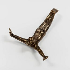 GANCHO DECOR EM BRONZE ANTIGO BRX031 25X22X8CM