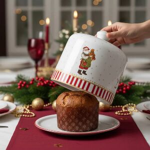 PORTA PANETONE CHRISTMAS CHARM REF 586-92824