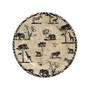 CONJ. 6 PRATOS RASOS QUENIA 27,5x2,3cm