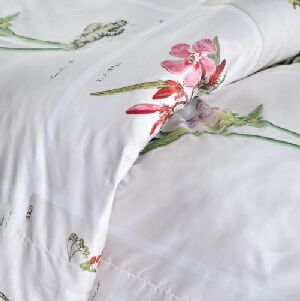 CAPA DUVET QUADRO FLORES QUEEN