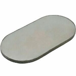 761-001 BANDEJA DECORATIVA VIDRO FUM&Ecirc; 42x22cm