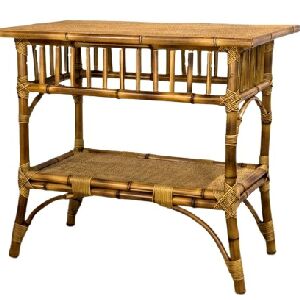 MESA LAT. RETANG BARRADO BAMBU C BURITI 69x77x41cm