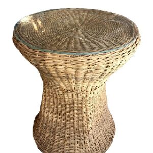 MESA LATERAL PA ALTA JUNCO NATURAL 64x49cm