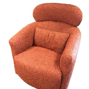 POLTRONA CIAO GIRATORIO ENCOSTO ALTO 65x68x94cm