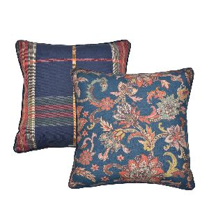 ALMOFADA REVENDA 60X60 PAISLEY BLUE