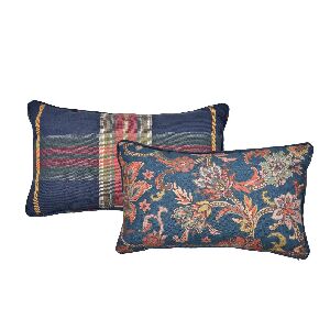 ALMOFADA REVENDA 50X30 PAISLEY BLUE