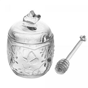 MELEIRA COM PEGADOR NEW BUTTERFLY 220ML CRISTAL ECOLOGICO