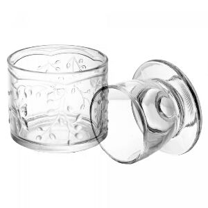 MANTEIGUEIRA FRANCESA NEW BUTTERFLY 9CM X 9CM X 9,8CM CRISTAL ECOLOGICO