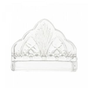 PORTA GUARDANAPOS DE CRISTAL DE CHUMBO DUBLIN 14X11X5CM