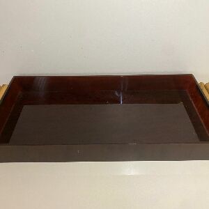 BANDEJA ACRILICO RETANGULAR TARTARUGA