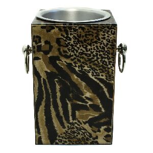 CIUT0044 - BALDE DE GELO DE ACO INOX E RESINA