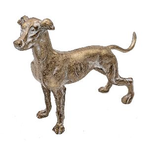 ESCULTURA CACHORRO DE RESINA (173) CIP1337 20x7x26cm