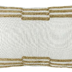 ALMOFADA LINHO CRU 35X52 C/APLI RAMI GEO 6